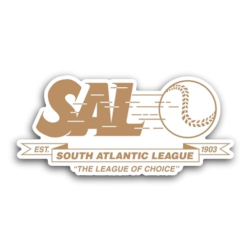 2 (Pieces) 3" and 5" S0uth Atlantic League Sticker, Waterproof Vinyl Decals for Many Purpose Like Ca