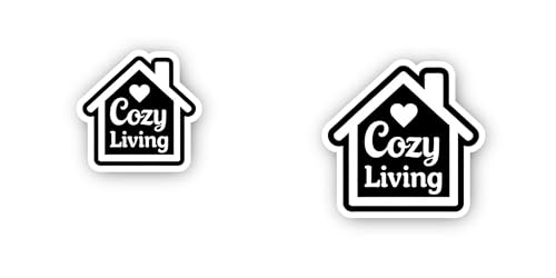 2 (Pieces) 3" and 5" Volleyball Vibes ONLY Sticker, Waterproof Vinyl Decals for Many Purpose Like Ca