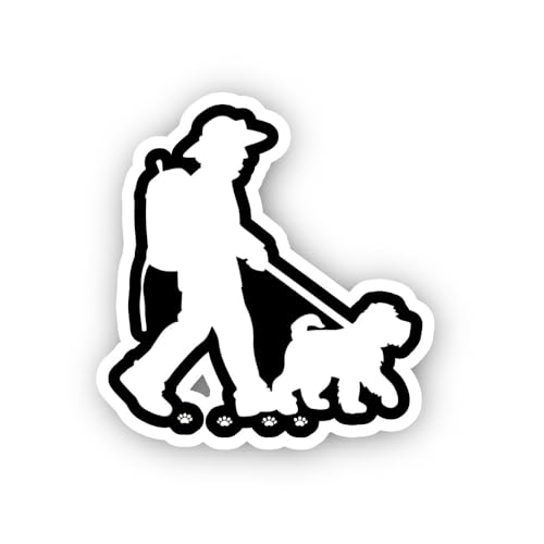 2 (Pieces) 3" and 5" Pink DJ Dinosaur Sticker, Waterproof Vinyl Decals for Many Purpose Like Cars, T
