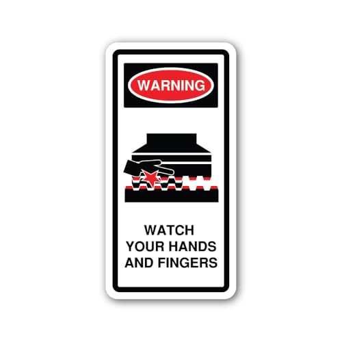 2 (Pieces) 3" and 5" Industrial environments with Machinery Sticker, Waterproof Vinyl Decals for Man