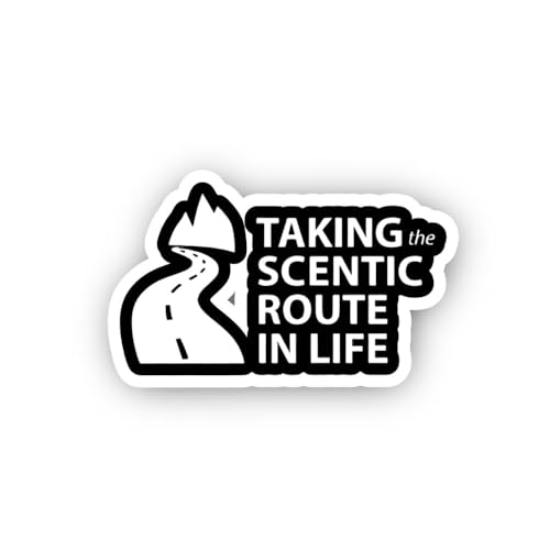 2 (Pieces) 3" and 5" "OVERWHELMED BUT Adorable Sticker, Waterproof Vinyl Decals for Many Purpose Lik