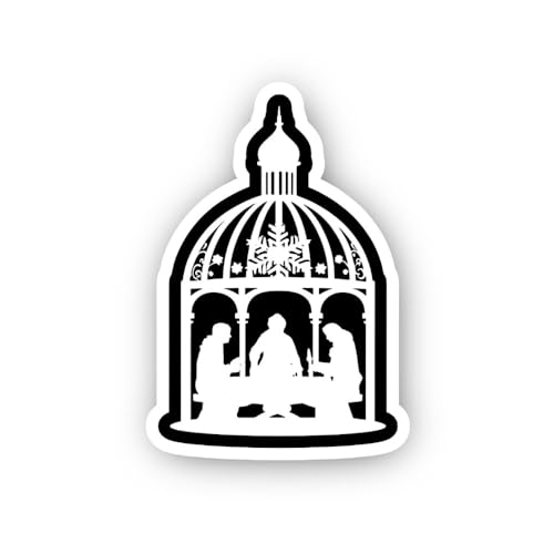 2 (Pieces) 3" and 5" GET in Loser Sticker, Waterproof Vinyl Decals for Many Purpose Like Cars, Truck
