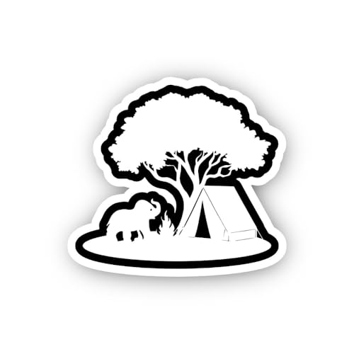 2 (Pieces) 3" and 5" Loud & Majestic Sticker, Waterproof Vinyl Decals for Many Purpose Like Cars, Tr