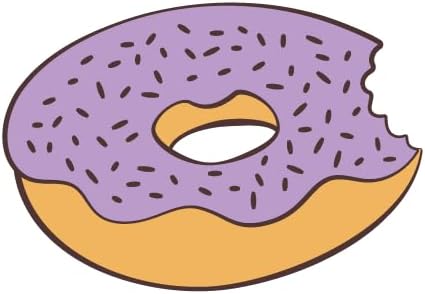 Inspirational Quote Donut Sticker, Motivational Sticker Vinyl Decal Motivation Stickers- 5" Vinyl Sticker Waterproof