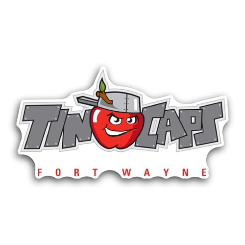2 (Pieces) 3" and 5" T1nCaps Logo Decal Sticker, Waterproof Vinyl Decals for Many Purpose Like Cars,