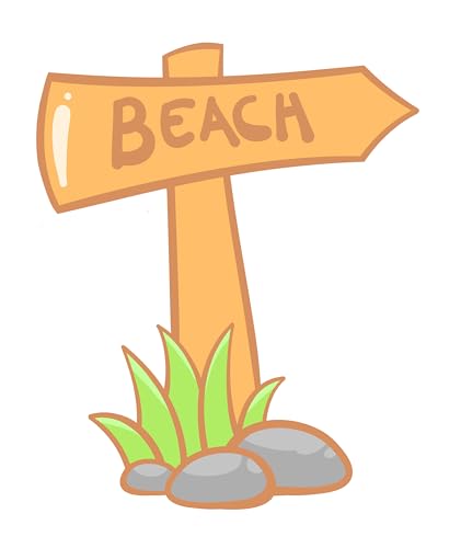 Inspirational Quote Beach Sign Board Motivational Sticker Vinyl Decal Motivation Stickers- Choose in