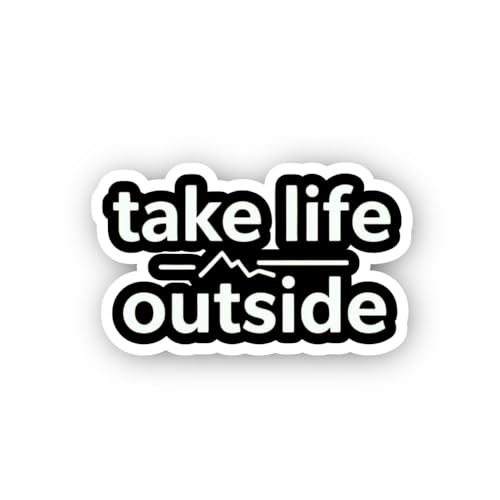 2 (Pieces) 3" and 5" Color Your Sky Sticker, Waterproof Vinyl Decals for Many Purpose Like Cars, Tru
