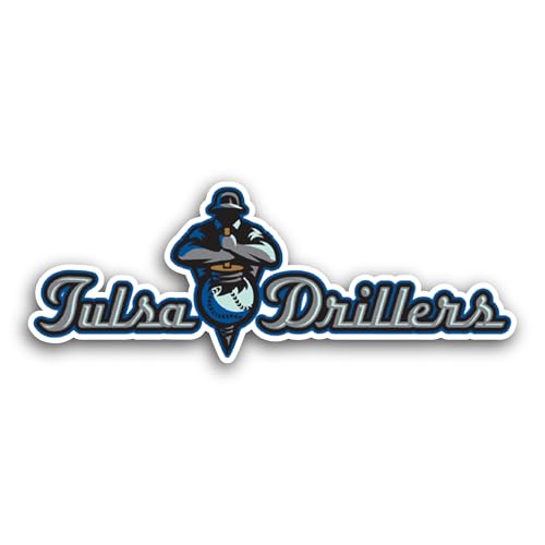 2 (Pieces) 3" and 5" Tulsa Dr1llers Logo Sticker, Waterproof Vinyl Decals for Many Purpose Like Cars