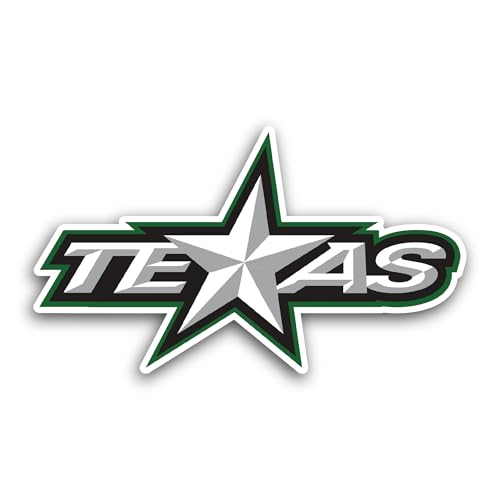 2 (Pieces) 3" and 5" Texas Logo Sticker, Waterproof Vinyl Decals for Many Purpose Like Cars, Trucks,