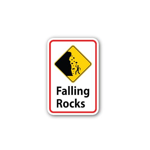2 (Pieces) 3" and 5" Rocks Sticker, Waterproof Vinyl Decals for Many Purpose Like Cars, Trucks, Lapt