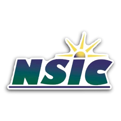 2 (Pieces) 3" and 5" Northern Sun Interc0llegiate Conference Decal Sticker, Waterproof Vinyl Decals 