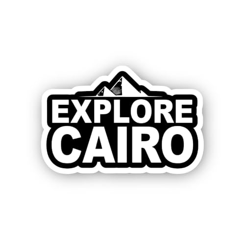 2 (Pieces) 3" and 5" Funny Camping Sticker, Waterproof Vinyl Decals for Many Purpose Like Cars, Truc