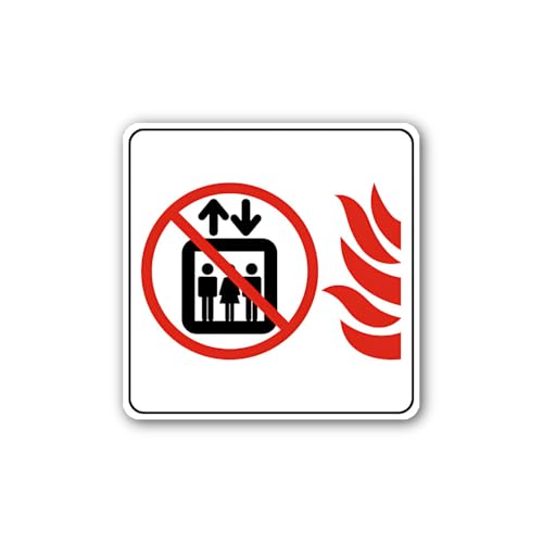 2 (Pieces) 3" and 5" Do not use Lift icon Sticker, Waterproof Vinyl Decals for Many Purpose Like Car