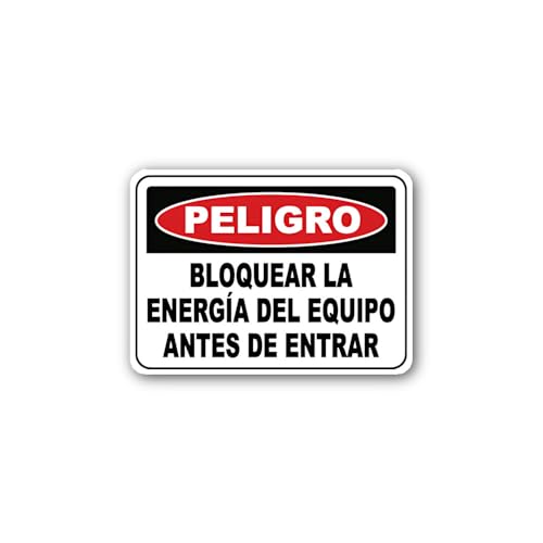 2 (Pieces) 3" and 5" PELIGRO Sign Sticker, Waterproof Vinyl Decals for Many Purpose Like Cars, Truck