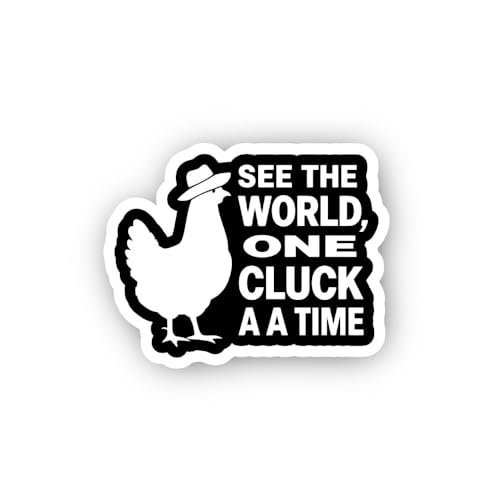 2 (Pieces) 3" and 5" Cont & A Car with Man Sticker, Waterproof Vinyl Decals for Many Purpose Like Ca