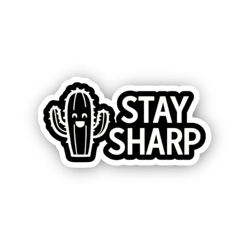 2 (Pieces) 3" and 5" Be Happy Sticker, Waterproof Vinyl Decals for Many Purpose Like Cars, Trucks, L