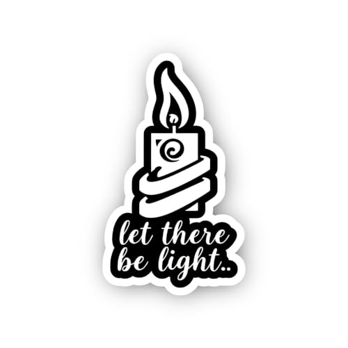2 (Pieces) 3" and 5" Through Words of Hope EST. 2024 Sticker, Waterproof Vinyl Decals for Many Purpo