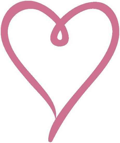 Inspirational Quote Simple Hand Drawn Heart Motivational Sticker Vinyl Decal Motivation Stickers- 5" Vinyl Sticker Waterproof