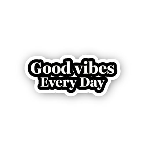 2 (Pieces) 3" and 5" Cloud & Love Text Sticker, Waterproof Vinyl Decals for Many Purpose Like Cars, 