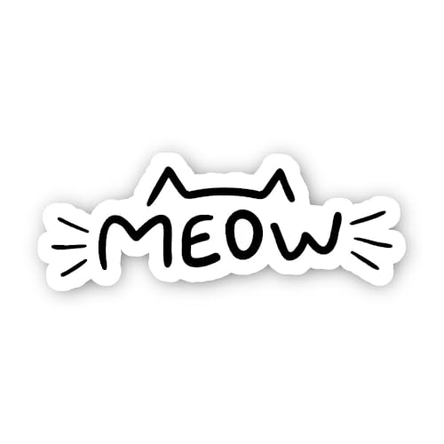 2 (Pieces) 3" and 5" Side Eye Character Decal Sticker, Waterproof Vinyl Decals for Many Purpose Like