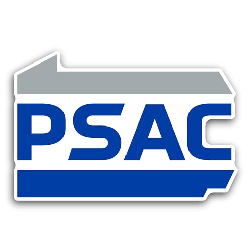 2 (Pieces) 3" and 5" P3nnsylvania State Athletic Conference Sticker, Waterproof Vinyl Decals for Man
