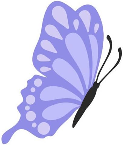 Inspirational Quote "Light Purple Butterfly" Motivational Sticker Vinyl Decal Motivation Stickers- 5" Vinyl Sticker Waterproof