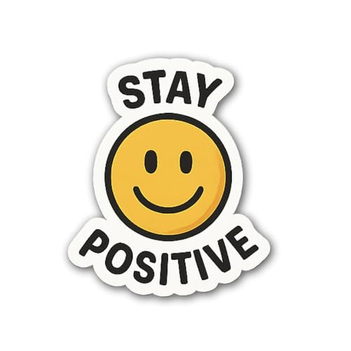 4-Piece 4 Sizes at A TIME Vinyl Decal Set – Waterproof Indoor/Outdoor UV/Fade Resistant Stickers (4"