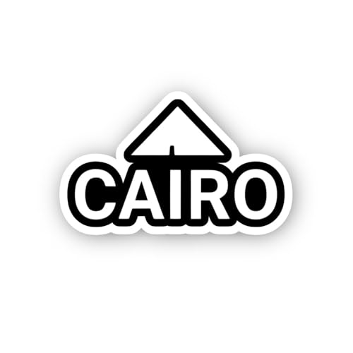 2 (Pieces) 3" and 5" Think Bigger Sticker, Waterproof Vinyl Decals for Many Purpose Like Cars, Truck