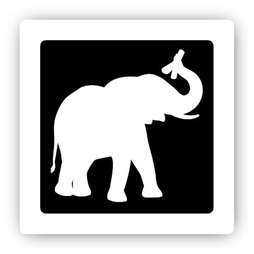 2 (Pieces) 3" and 5" Dog Driving A CAR Sticker, Waterproof Vinyl Decals for Many Purpose Like Cars, 