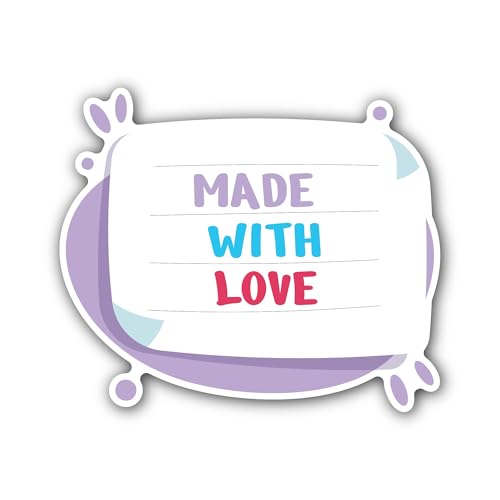 2 (Pieces) 3" and 5" Sliced Cheese Sticker, Waterproof Vinyl Decals for Many Purpose Like Cars, Truc