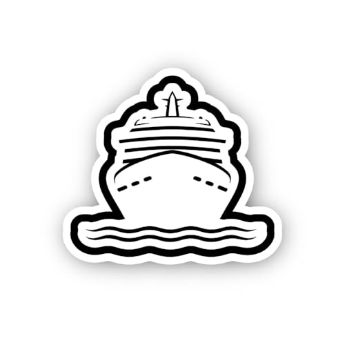 2 (Pieces) 3" and 5" 'Merica Vibes Sticker, Waterproof Vinyl Decals for Many Purpose Like Cars, Truc