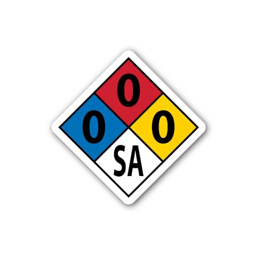 2 (Pieces) 3" and 5" fire Diamond Sticker, Waterproof Vinyl Decals for Many Purpose Like Cars, Truck