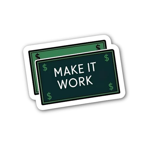 Creative and Inspirational Message - Never give up Sticker - 5" Vinyl Sticker Waterproof