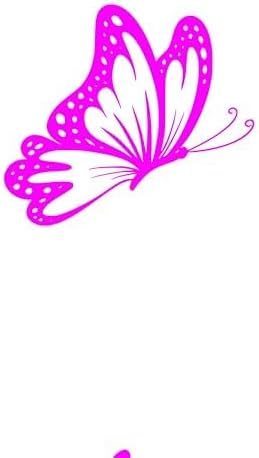 Inspirational Quote "Pink Butterfly" Motivational Sticker Vinyl Decal Motivation Stickers- 5" Vinyl Sticker Waterproof