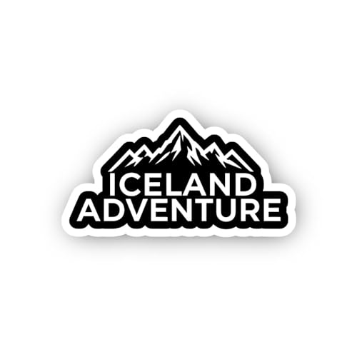 2 (Pieces) 3" and 5" Adventure Awaits! Sticker, Waterproof Vinyl Decals for Many Purpose Like Cars, 