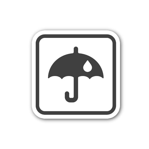 2 (Pieces) 3" and 5" Protect from Moisture Sticker, Waterproof Vinyl Decals for Many Purpose Like Ca