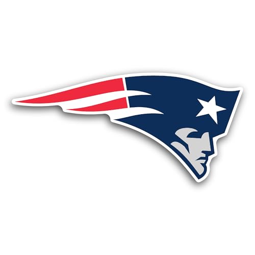 2 (Pieces) 3" and 5" New England Patri0ts Decal Sticker, Waterproof Vinyl Decals for Many Purpose Li