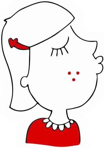 Inspirational Quote Kiss Face of Girl Motivational Sticker Vinyl Decal Motivation Stickers- 5" Vinyl Sticker Waterproof