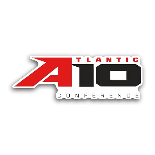 2 (Pieces) 3" and 5" Atlantic 10 Conference Sticker, Waterproof Vinyl Decals for Many Purpose Like C