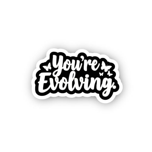2 (Pieces) 3" and 5" Vibes Speak Louder Sticker, Waterproof Vinyl Decals for Many Purpose Like Cars,