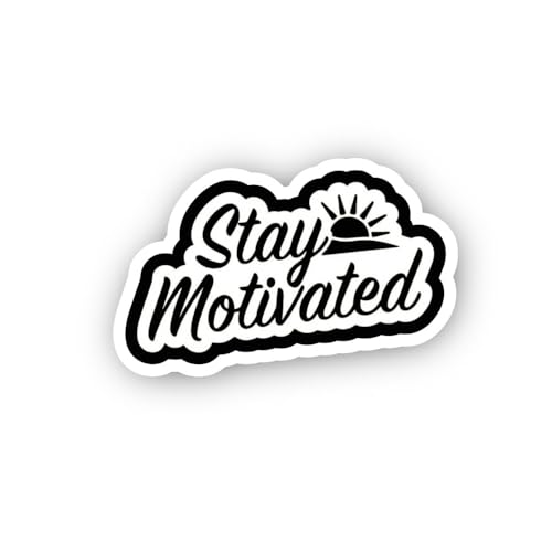 2 (Pieces) 3" and 5" Keep Moving Sticker, Waterproof Vinyl Decals for Many Purpose Like Cars, Trucks