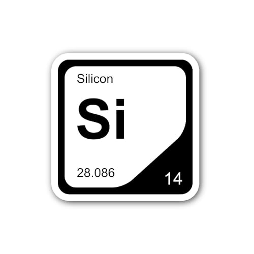 2 (Pieces) 3" and 5" Silicon Sticker, Waterproof Vinyl Decals for Many Purpose Like Cars, Trucks, La