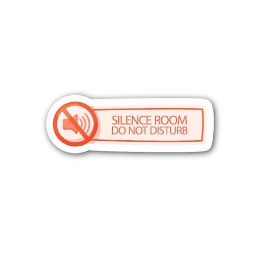 2 (Pieces) 3" and 5" The Sound-Off Spot Sticker, Waterproof Vinyl Decals for Many Purpose Like Cars,