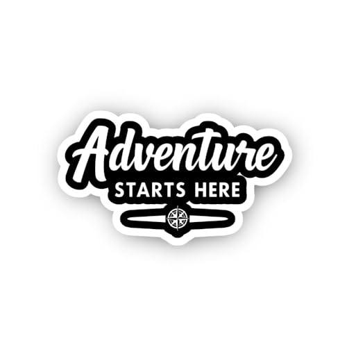 2 (Pieces) 3" and 5" Let's Go Balloon Talk Sticker, Waterproof Vinyl Decals for Many Purpose Like Ca