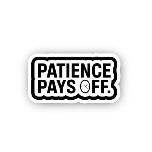 2 (Pieces) 3" and 5" Pr0gress not Perfection Sticker, Waterproof Vinyl Decals for Many Purpose Like 