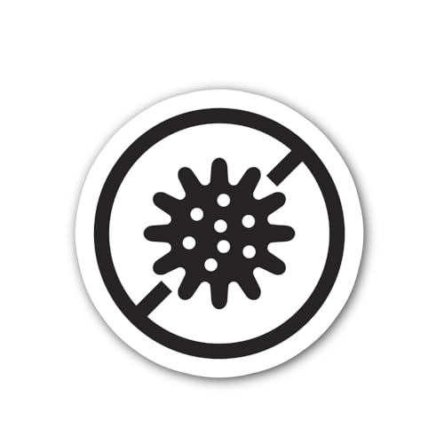 2 (Pieces) 3" and 5" Modern Cave Kitchen Living Sticker, Waterproof Vinyl Decals for Many Purpose Li