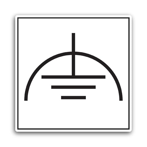 2 (Pieces) 3" and 5" Clean Earth Sign Sticker, Waterproof Vinyl Decals for Many Purpose Like Cars, T