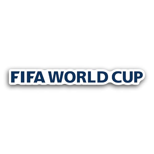 2 (Pieces) 3" and 5" FIFA W0rld Cup Sticker, Waterproof Vinyl Decals for Many Purpose Like Cars, Tru