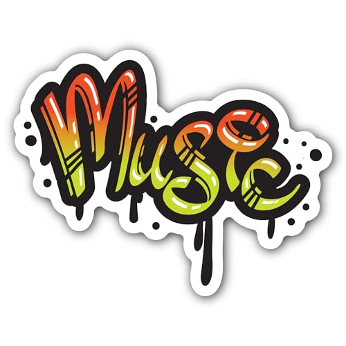 2 (Pieces) 3" and 5" Halloween bat Face Sticker, Waterproof Vinyl Decals for Many Purpose Like Cars,
