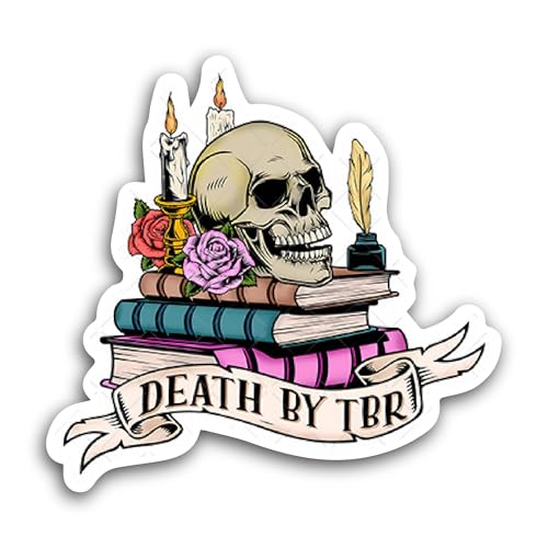 2 (Pieces) 3" and 5" Death by TBR Sticker, Waterproof Vinyl Decals for Many Purpose Like Cars, Truck